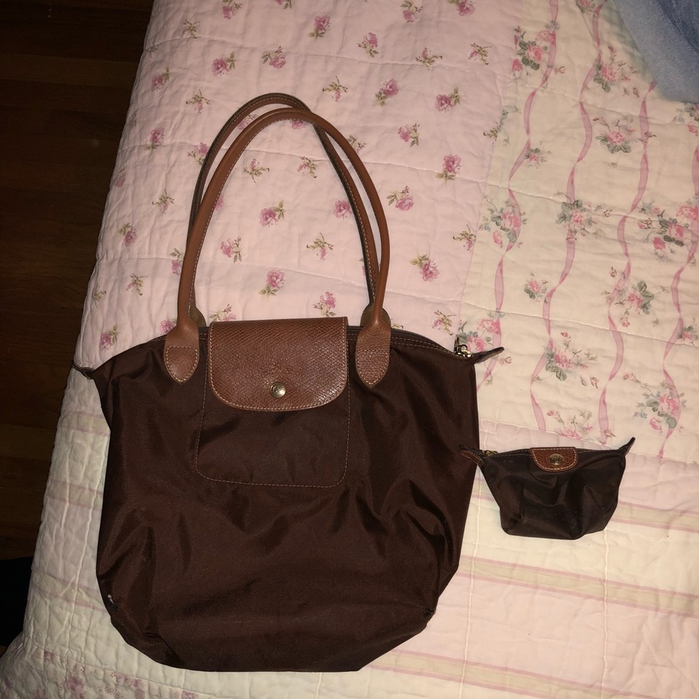 Longchamp purse and coin purse set
